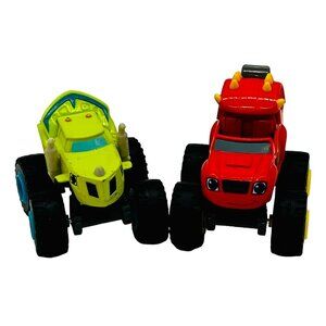 Blaze and the Monster Machines Dino Zeg Dinosaur Die Cast Truck Lot Of 2